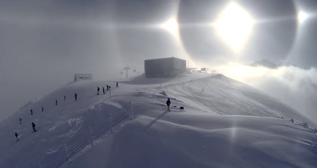 A téli nap optikai fantáziái