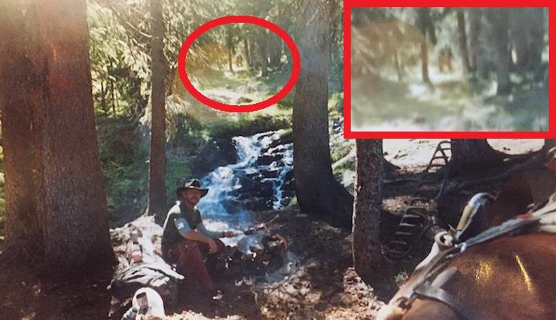 Megjelent egy ritka fotó egy hóemberről