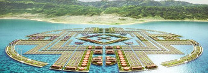 Az első lebegő város - öt év alatt