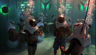 Víz alatti bár New Yorkban