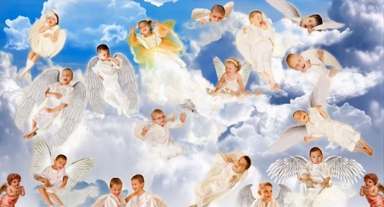 A halott gyerekek angyalokká válnak