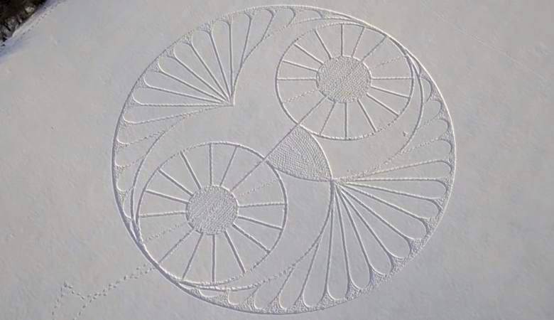 Az idegenek most köröket rajzolnak a hóban?