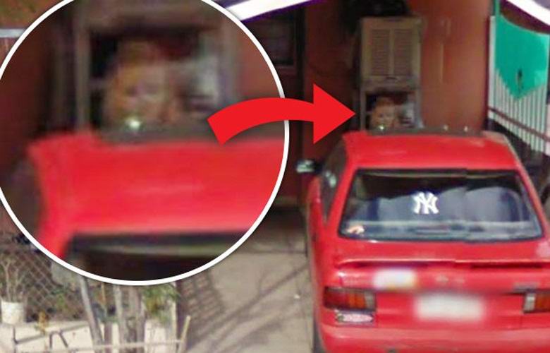 A képekben egy kislány szelleme