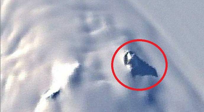 Az orosz felfedezett idegen csillaghajót az Antarktisz hójában