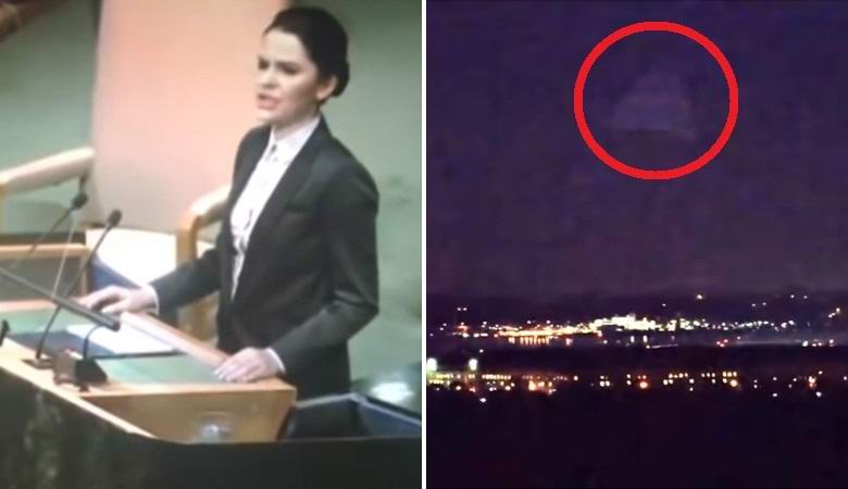 Egy orosz nő egy ENSZ-ülésen mesélt a washingtoni óriási piramisról