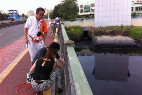 Folyami szennyezés Kínában