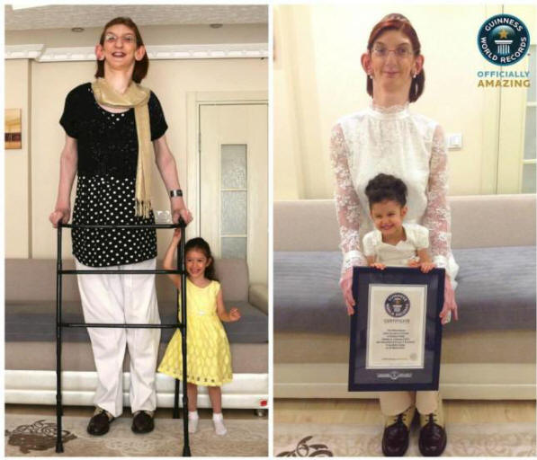 A legmagasabb lány a világon