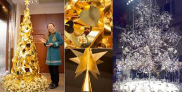 A legszokatlanabb karácsonyfák