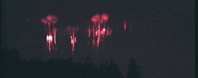 A zivataridőszak lehetővé teszi egy egyedülálló és ritka mennyei jelenség - sprites