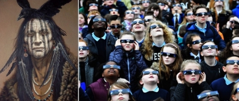 Navajo sámánok figyelmeztettek: az embernek nem szabad ránéznie