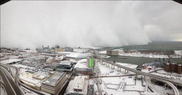 Az USA hóvihar-rendellenessége, vihar