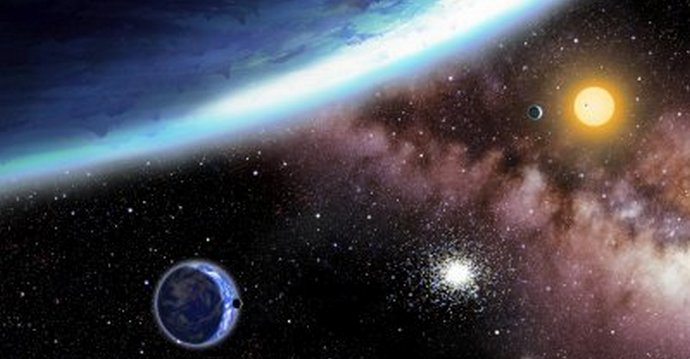 A nap, amely körül három föld fordul