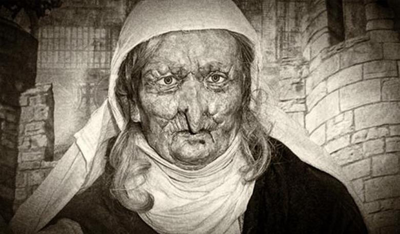 Anglia középkori boszorkánya, más néven Mother Shipton.
