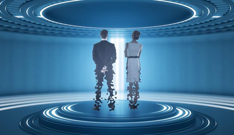 Egy ember teleportálása elérte a videót