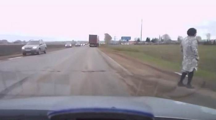 Orosz nő teleportálása?