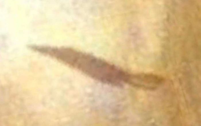 A Marson felfedezett idegen hajó árnyéka