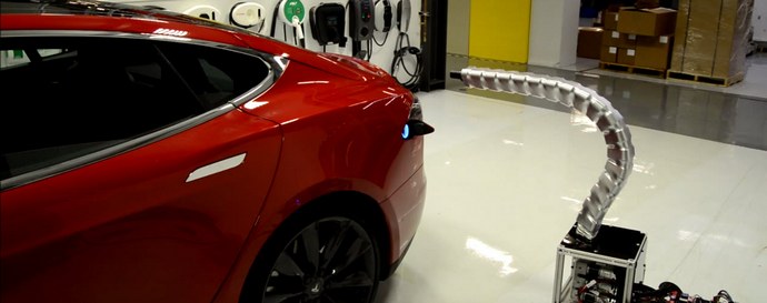A Tesla létrehozott egy egyedi tartályhajó-robotot