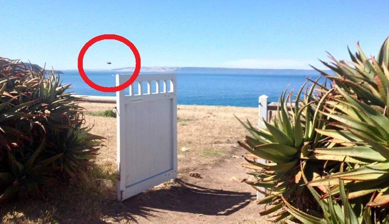 A turista elfogta az UFO-t