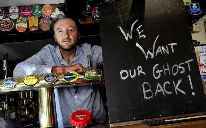 Egy szellemet loptak egy angol kocsmától