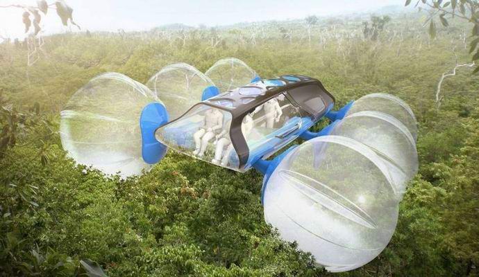 Egy csodálatos autó lehetővé teszi, hogy lovagoljon a fák koronáján