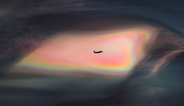 Norvégia felett csodálatos gyöngyházfelhők jelentkeztek