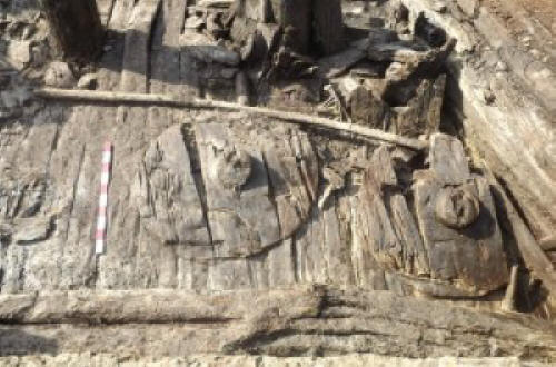 Kocsi kerekek találtak Grúziában a bronzkori temetkezés során. Fotó: Georgian Nationa lMuseum