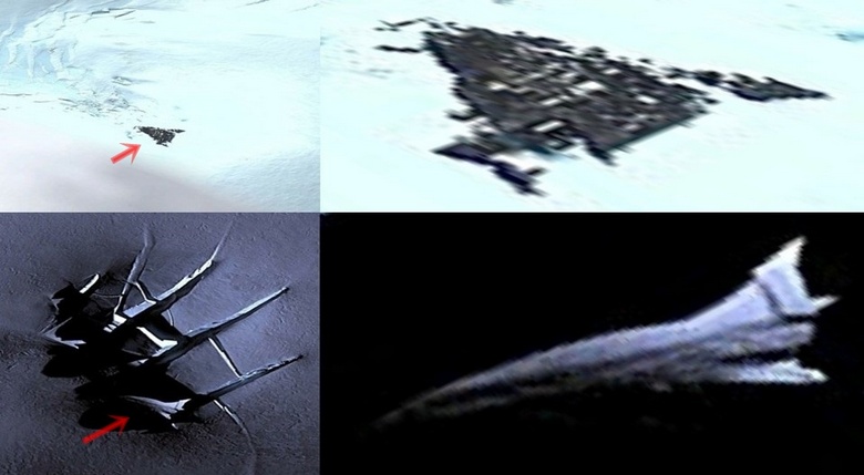 Antarktiszon az ufológusok egyszerre két UFO-t találtak