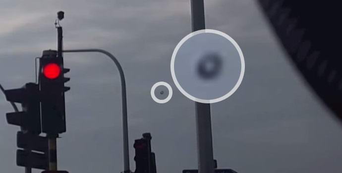 Belgiumban filmeztek egy UFO-t fánk formájában