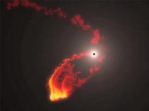 A galaxisunk központjában hamarosan kozmikus ütközés következik be