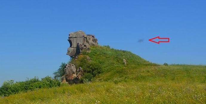 Az UFO fényképezett Kabardino-Balkariában