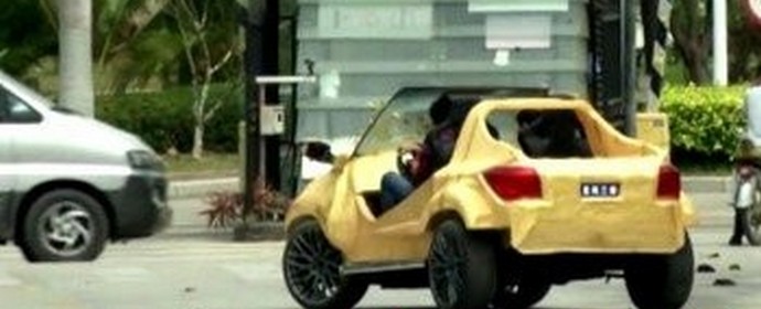 Kínában nyomtatott költségvetésű elektromos autót