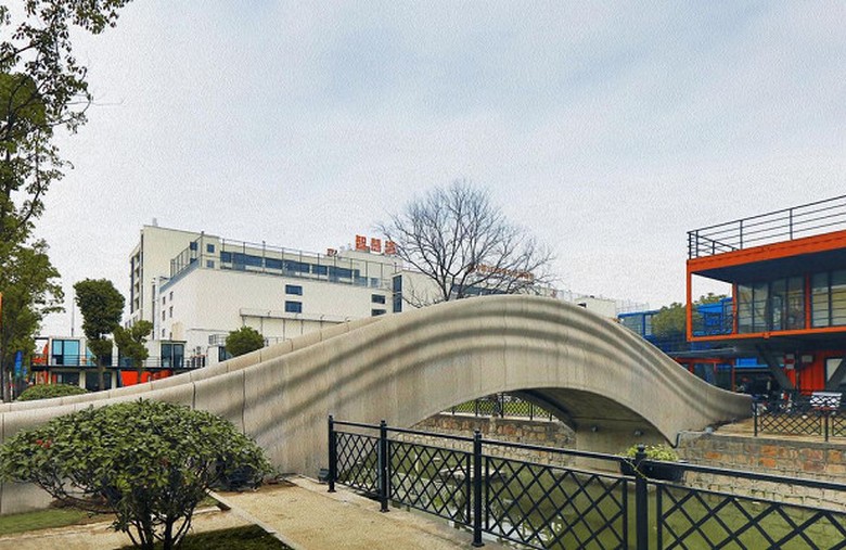 Kína egy egyedi hídot nyomtatott egy 3D nyomtatóra