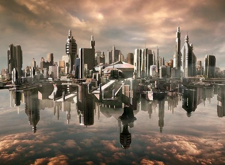 Kínában ismét láttam egy kísérteties város sziluettjét