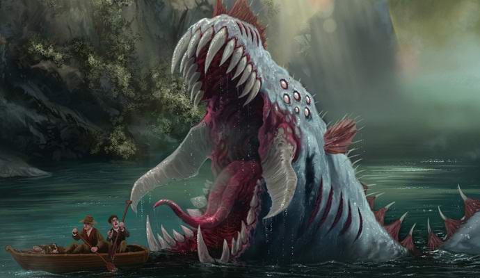 Kínában egy hatalmas folyami szörnyet fényképezett