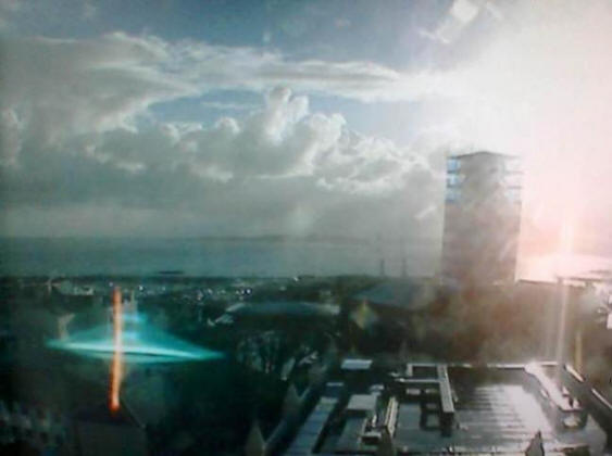 Érthetetlen kék tárgyat észleltek az égbolton a Csatorna-szigetek felett.