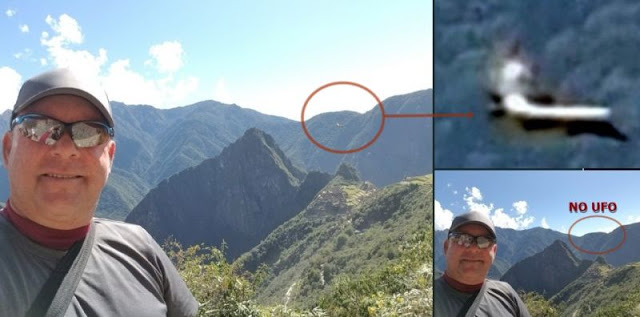 Peruban egy UFO jelenik meg közvetlenül egy ősi Machu Picchu város feletti portálon.