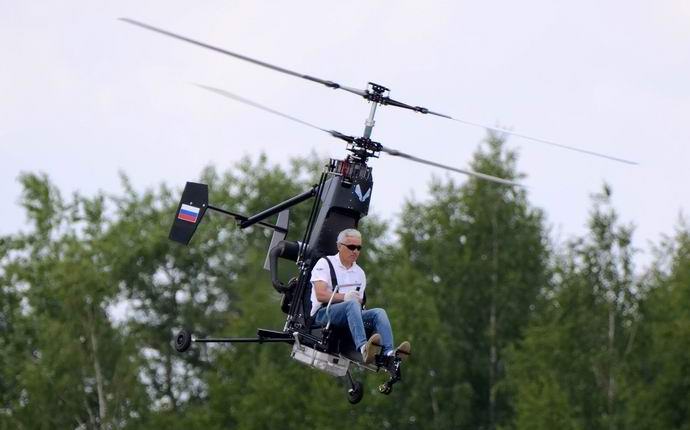 Egy miniatűr személyes helikoptert tesztelték Oroszországban