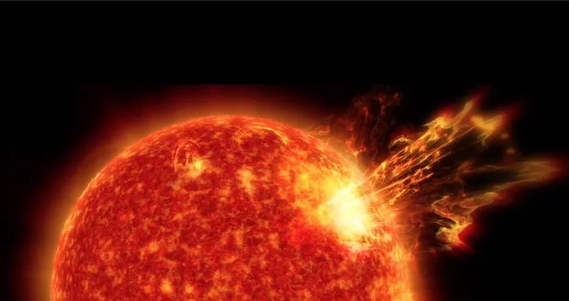 Egy nagy üstökös zuhant a napba