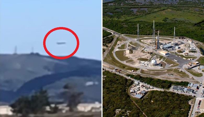 Az amerikai légi bázis közelében repült