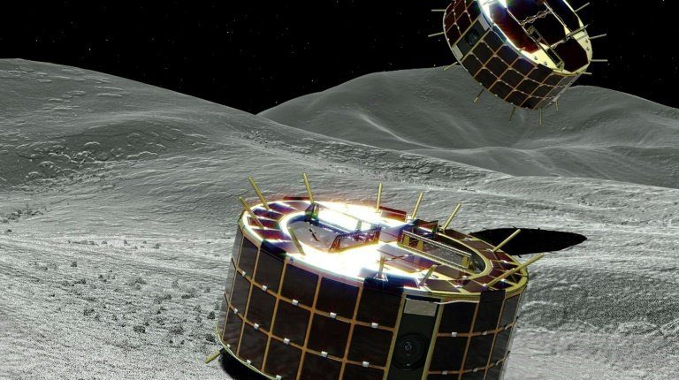 Japán robotok megkezdik a Ryugu aszteroida feltárását 