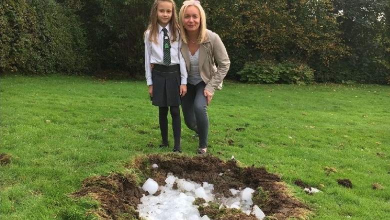 Egy titokzatos jégtömb esett az égbolton Skóciában