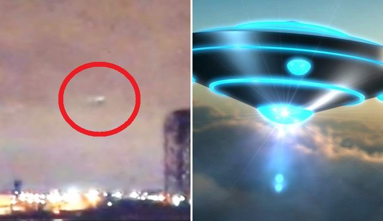 Titokzatos UFO, a híreket észlelve