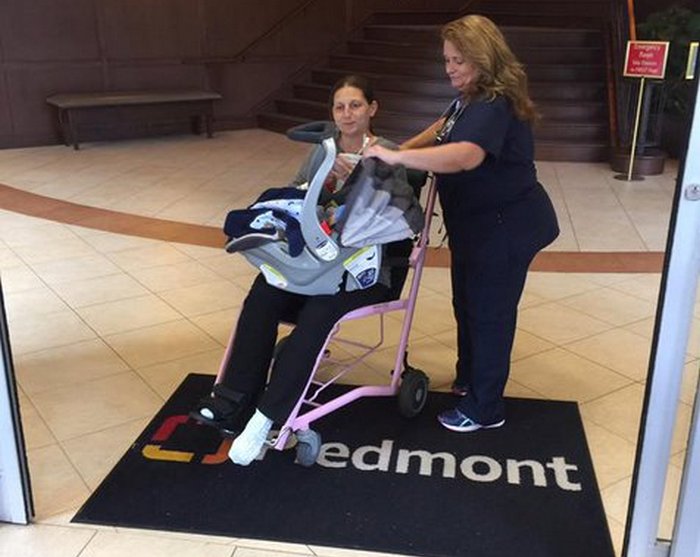 Egy nő egy órával a szülés előtt megtudta terhességéről