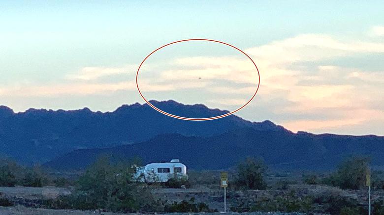 Az arizonai lakos UFO-anyagokat küldött az UFO-król